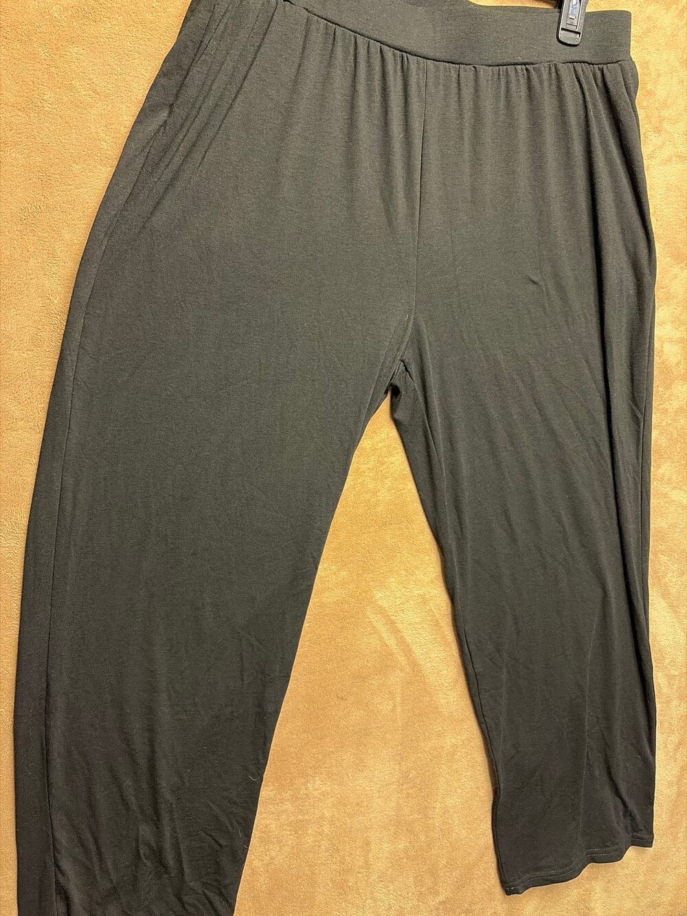 XXL Black Ribbed Lounge Pants Unbranded Casual